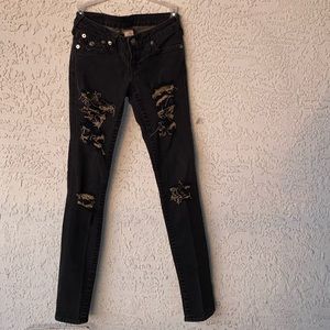 Black skinny jeans